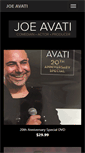 Mobile Screenshot of joeavati.bandtshirts.com.au